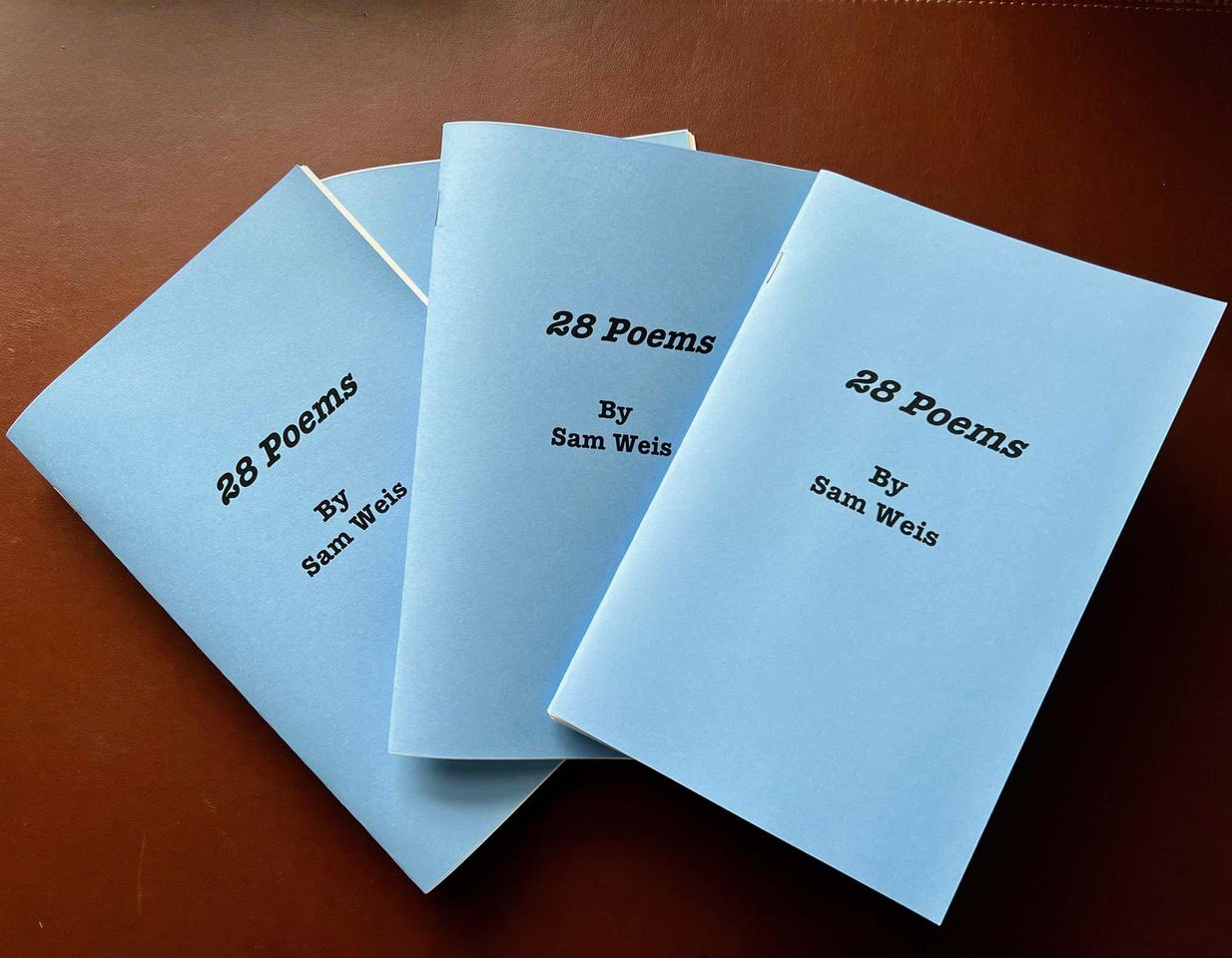28 poems booklet